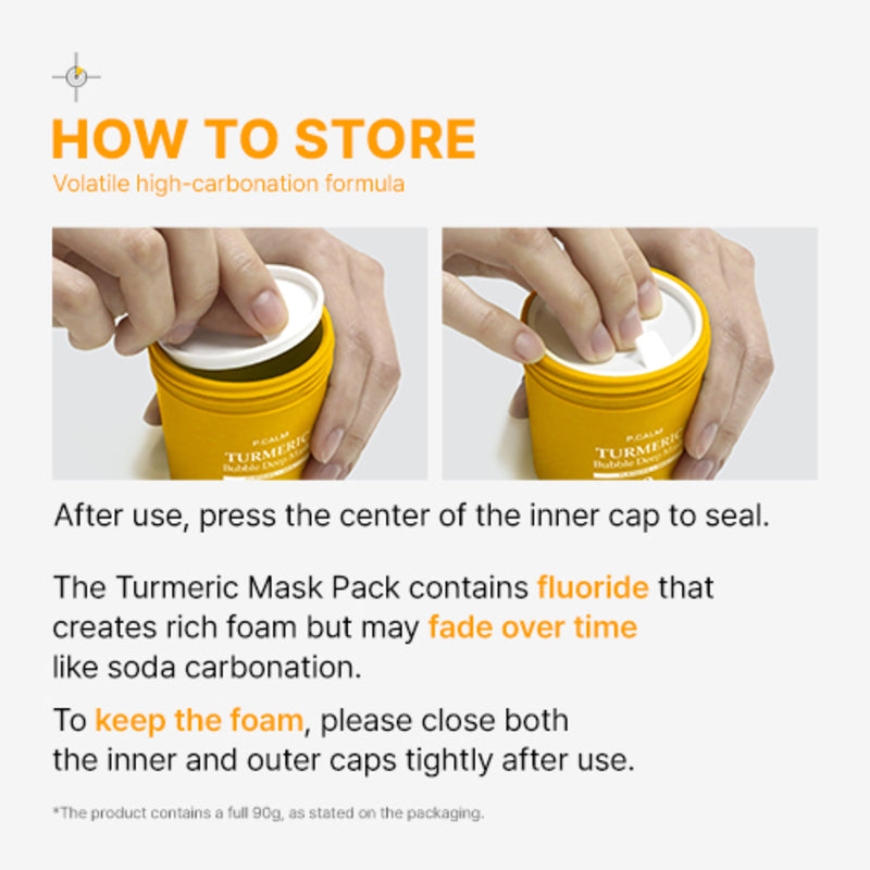 Turmeric Holy Basil Bubble Deep Mask100g