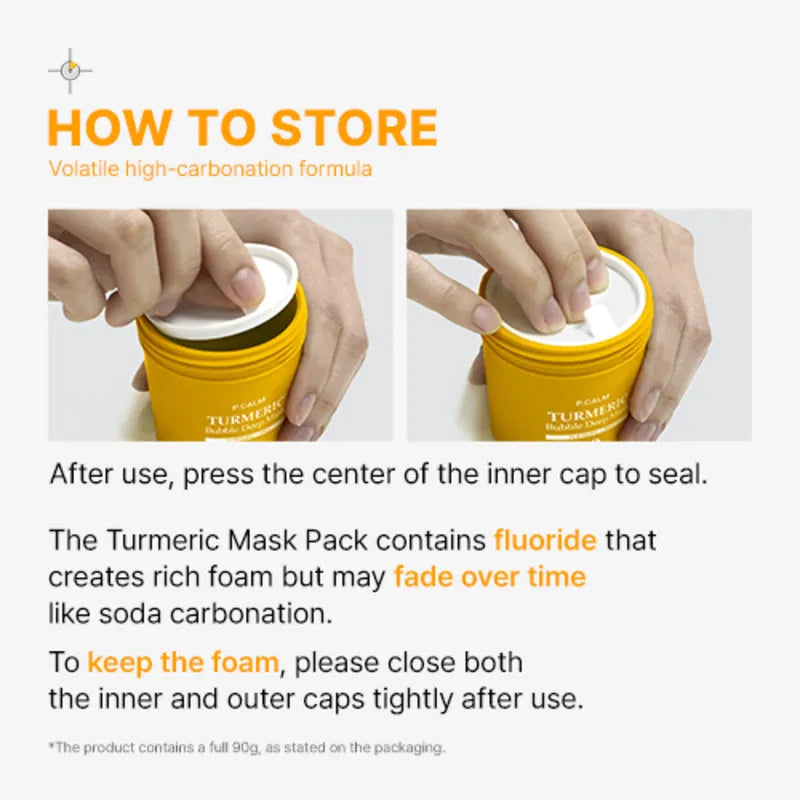 Turmeric Holy Basil Bubble Deep Mask100g