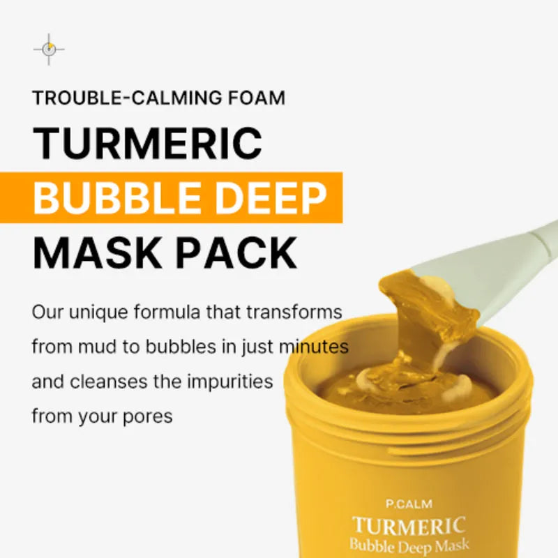 Turmeric Holy Basil Bubble Deep Mask100g